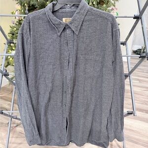 The Foundry Supply Co. Charcoal Casual Button-Down Shirt